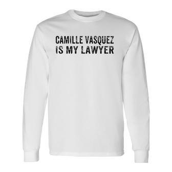 Camille Vasquez Is My Lawyer Vintage Long Sleeve T-Shirt - Thegiftio UK
