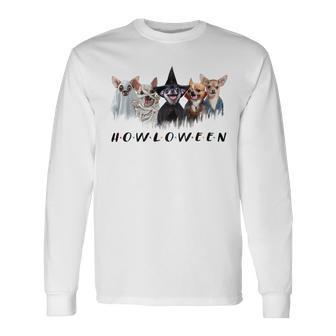 Chihuahua T Shirt Chihuahua Custom Halloween Themed Funny Dog Unisex Long Sleeve | Favorety AU