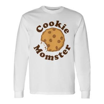 Cookie Momster Baking Mom Baker V2 Long Sleeve T-Shirt - Seseable