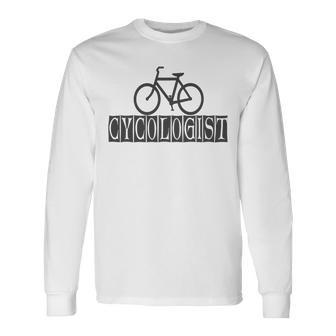 Cycologist Forever Sticker Unisex Long Sleeve | Favorety