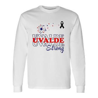 Dandelion Uvalde Strong Texas Strong Pray Protect Not Guns Long Sleeve T-Shirt T-Shirt | Mazezy
