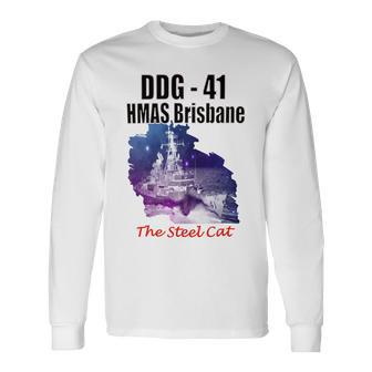 Ddg - 41 Hmas Brisbane Unisex Long Sleeve | Favorety DE