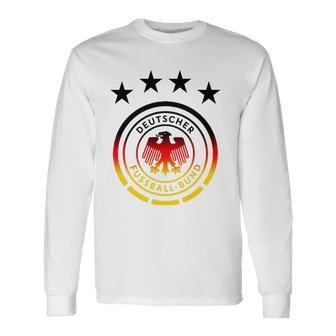 Die Mannschaft Germany Football Association Crest Long Sleeve T-Shirt T-Shirt | Mazezy