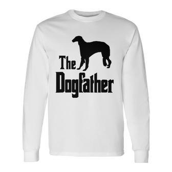The Dogfather Dog Borzoi Long Sleeve T-Shirt T-Shirt | Mazezy