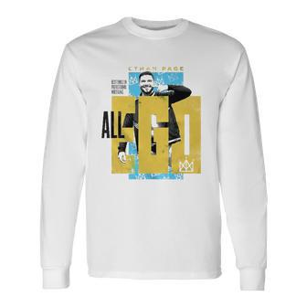 Ethan Page All Ego Best Smile In Professional Wrestling Long Sleeve T-Shirt T-Shirt | Mazezy