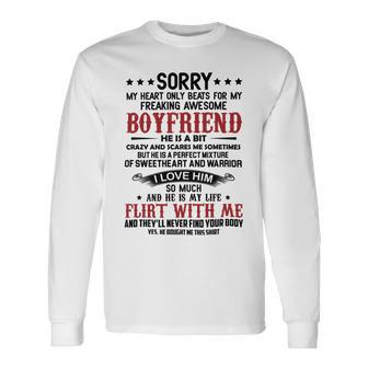 Freaking Awesome Boyfriend V2 Unisex Long Sleeve | Favorety