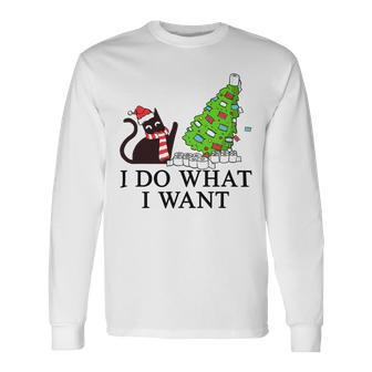 Funny Black Cat Funny Christmas Toilet 635 Shirt Unisex Long Sleeve | Favorety