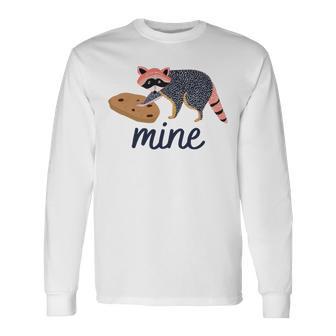 Funny Cookie Raccoon Food Lover Unisex Long Sleeve | Favorety CA