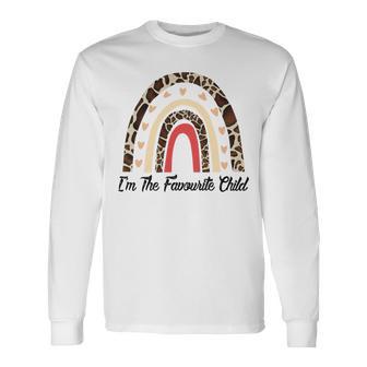 Funny Im The Favourite Child Siblings Family Tees Gift Essential Tshirt V2 Unisex Long Sleeve | Favorety CA