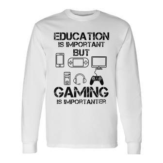 Funny Kids Gaming Unisex Long Sleeve | Favorety DE