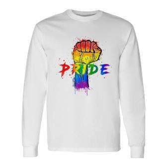 Gay Pride Lgbt For Gays Lesbian Trans Pride Month Long Sleeve T-Shirt T-Shirt | Mazezy