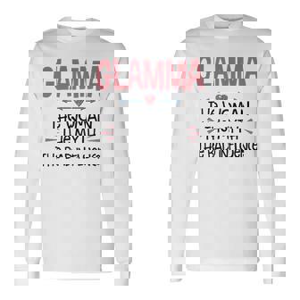 Glamma Grandma Glamma The Woman The Myth The Bad Influence Long Sleeve T-Shirt | Seseable CA