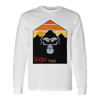 Gorilla Tag Pfp Maker Gorilla Tag Mountain Unisex Long Sleeve | Favorety CA