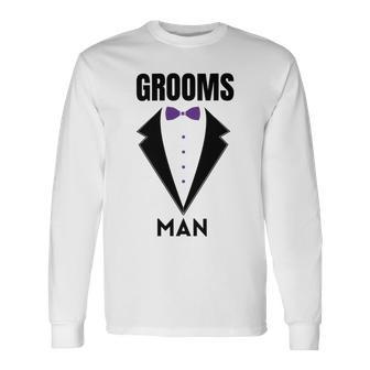 Groomsman Grooms Squad Stag Party Friends Themed Unisex Long Sleeve | Favorety UK