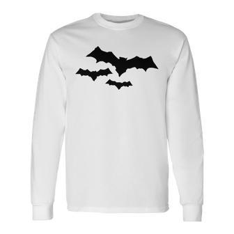 Halloween Scary Vampire Bats Pattern Unisex Long Sleeve | Favorety DE