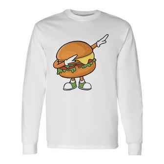 Hamburger Art Cheeseburger Meat Eater Long Sleeve T-Shirt T-Shirt | Mazezy