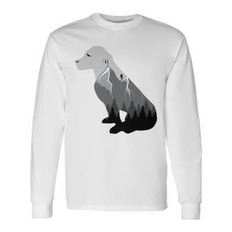 Happiness Is A Day Spent Hiking With My Dog Unisex Long Sleeve | Favorety UK