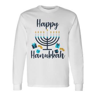 Happy Hanukkah Chanukah Pajama 893 Shirt Unisex Long Sleeve | Favorety UK