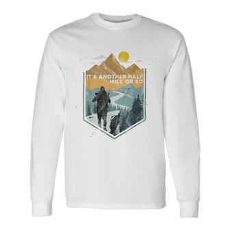 Hiking With My Puppy Good Day So Wave Unisex Long Sleeve | Favorety AU