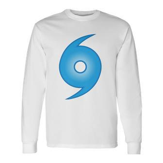 Hurricane Symbol Weather Season Geek Tee Long Sleeve T-Shirt T-Shirt | Mazezy