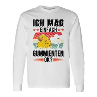 Ich Mag Einfach Gummienten Badeente Unisex Long Sleeve | Favorety AU