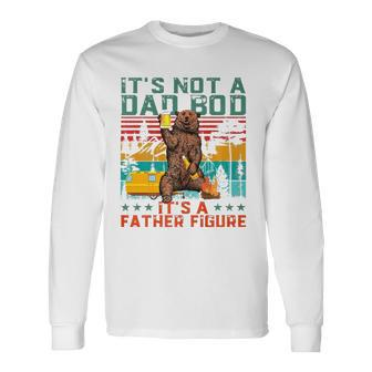 Its Not A Dad Bod Its Father Figure Bear Beer Lover Long Sleeve T-Shirt T-Shirt | Mazezy