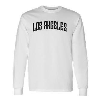 Los Angeles California La Vintage Pride Long Sleeve T-Shirt T-Shirt | Mazezy