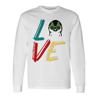 Love The Xmas Penguin Unisex Long Sleeve | Favorety