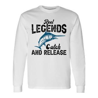 Loving Fish Reel Legends Catch And Release Unisex Long Sleeve | Favorety CA