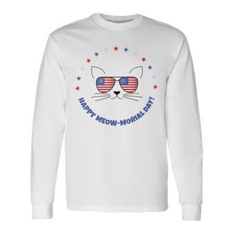 Memorial Day Cat Meowmorial Day V2 Unisex Long Sleeve | Favorety