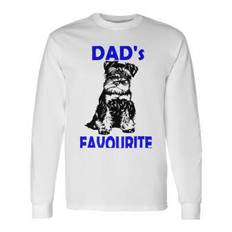 Miniature Schnauzer At Home Dads Favourite Multi Tasking Dog Unisex Long Sleeve | Favorety UK