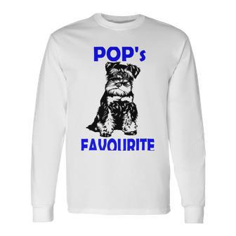 Miniature Schnauzer At Home Pops Favourite Multi Tasking Dog Unisex Long Sleeve | Favorety UK