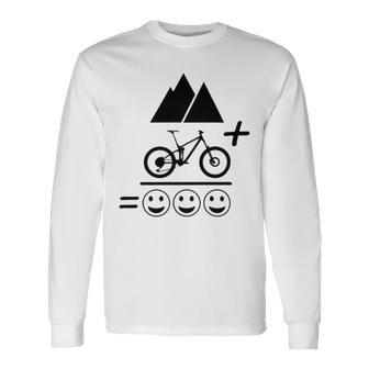 Mountain Biking Funny - Mountain Bike Happiness 194 Shirt Unisex Long Sleeve | Favorety DE