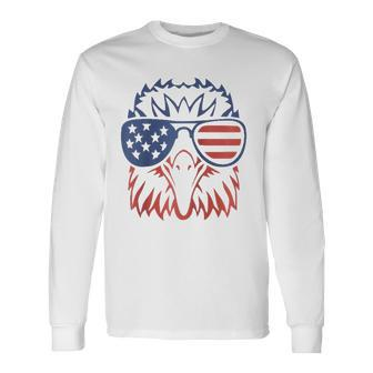 Patriotic Eagle 4Th Of July Usa American Flagraglan Baseball Long Sleeve T-Shirt T-Shirt | Mazezy