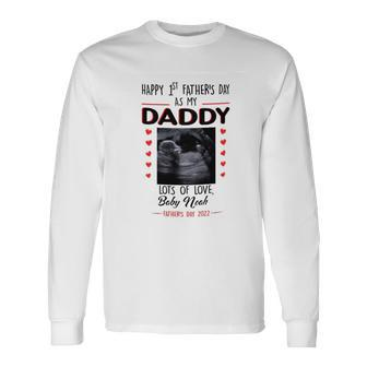 Personalized Happy 1St Fathers Day As My Daddy Mug 2 Long Sleeve T-Shirt - Monsterry