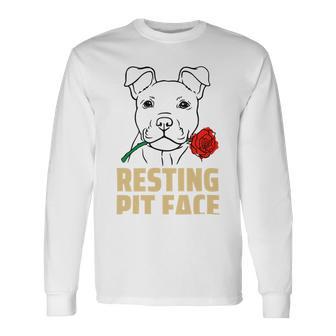 Pitbull Love I Love My Cute Pitbull 785 Shirt Unisex Long Sleeve | Favorety UK