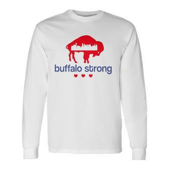 Pray For Buffalo City Of Good Neighbors Buffalo Strong Long Sleeve T-Shirt T-Shirt | Mazezy
