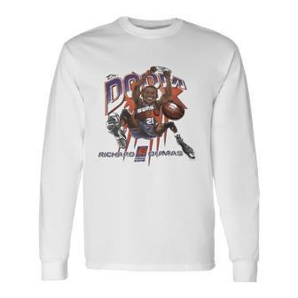 Richard Dumas Dr Doom Retro Phoenix Basketball Long Sleeve T-Shirt T-Shirt | Mazezy