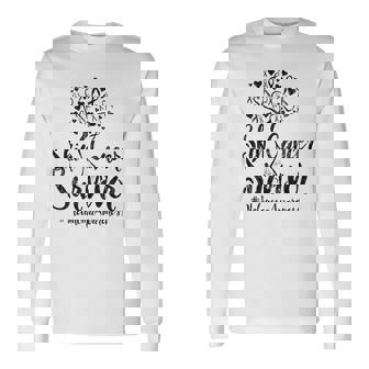 Skin Cancer Survivor- Melanoma Awareness Long Sleeve T-Shirt - Thegiftio