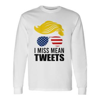 Trump Fathers Day Gas Prices I Miss Mean Tweets July 4Th Long Sleeve T-Shirt T-Shirt | Mazezy