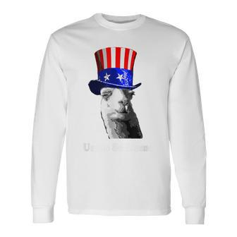 Uncle Se Llama July 4Th Fireworks Hipster Long Sleeve T-Shirt - Seseable