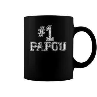1 Papou Number One Sports Fathers Day Gift Coffee Mug | Mazezy