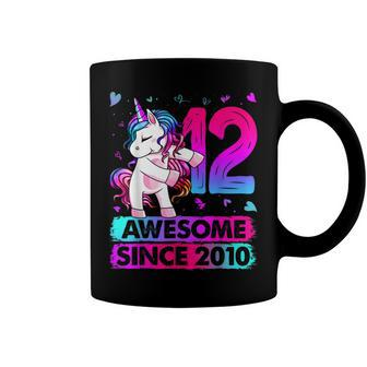 12 Year Old Unicorn Flossing 12Th Birthday Unicorn Party Coffee Mug - Seseable