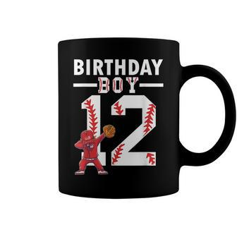 12 Years Old Boy Baseball Player 12Th Birthday Kids Coffee Mug - Seseable