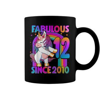 12 Years Old Unicorn Flossing 12Th Birthday Girl Unicorn Coffee Mug - Seseable