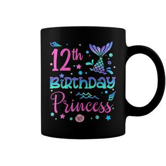 12Th Birthday Girls Mermazing Bday Mermaid Tail 12 Years Old Coffee Mug - Seseable