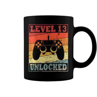13Th Birthday Gaming Theme Level 13 Unlocked 13 Years 2009 Coffee Mug - Seseable