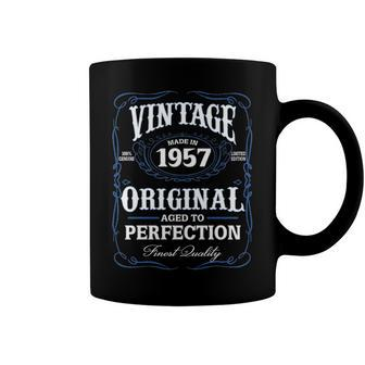 1957 Birthday 1957 Vintage Aged To Perfection Coffee Mug - Seseable