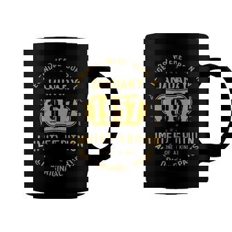 1957 January Birthday Gift 1957 January Limited Edition Coffee Mug | Seseable CA