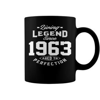 1963 Birthday Gift Living Legend Since 1963 Aged To Perfection Coffee Mug - Seseable